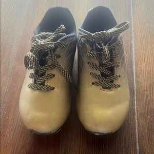 DSG Kids soccer or baseball Cleats - Black and Gold
